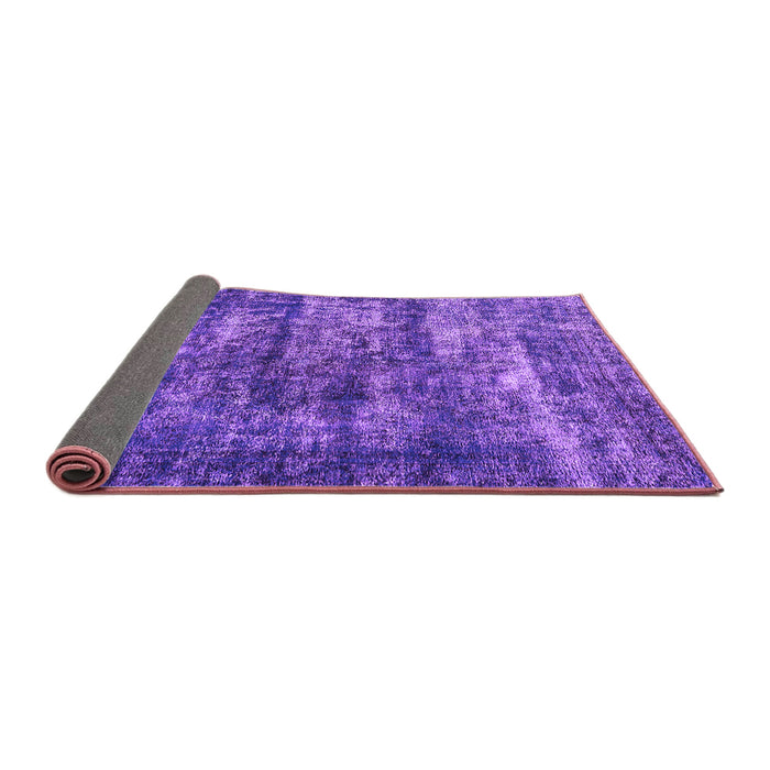 Sideview of Oriental Purple Industrial Rug, urb1860pur