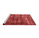 Industrial Red Washable Rugs