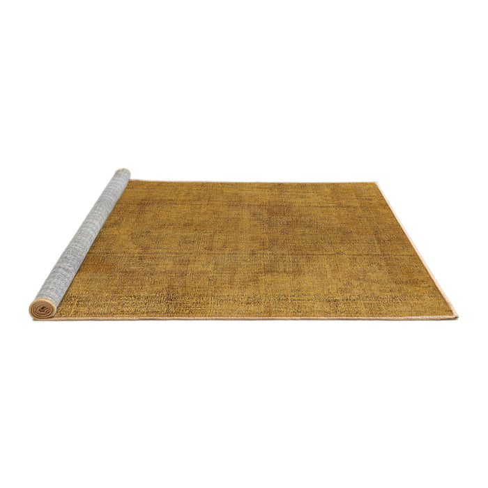 Sideview of Machine Washable Industrial Modern Dark Orange Rug, wshurb1861