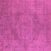 Square Oriental Purple Industrial Rug, urb1861pur