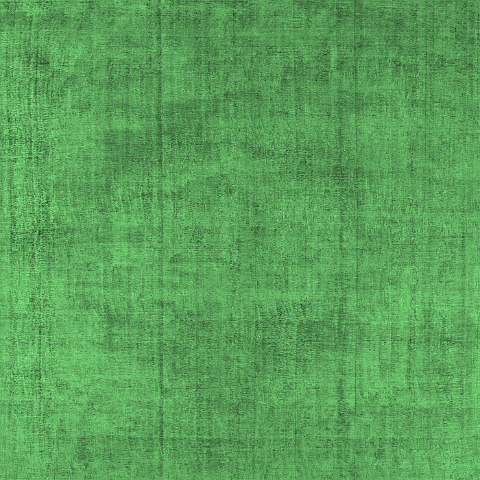 Square Oriental Emerald Green Industrial Rug, urb1861emgrn