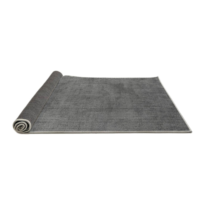 Sideview of Oriental Gray Industrial Rug, urb1861gry