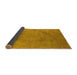 Sideview of Oriental Yellow Industrial Rug, urb1861yw