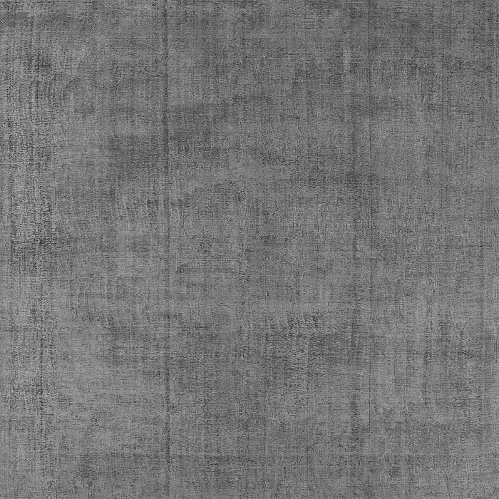 Square Machine Washable Oriental Gray Industrial Rug, wshurb1861gry