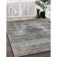 Mid-Century Modern Sandstone Brown Oriental Rug, urb1862