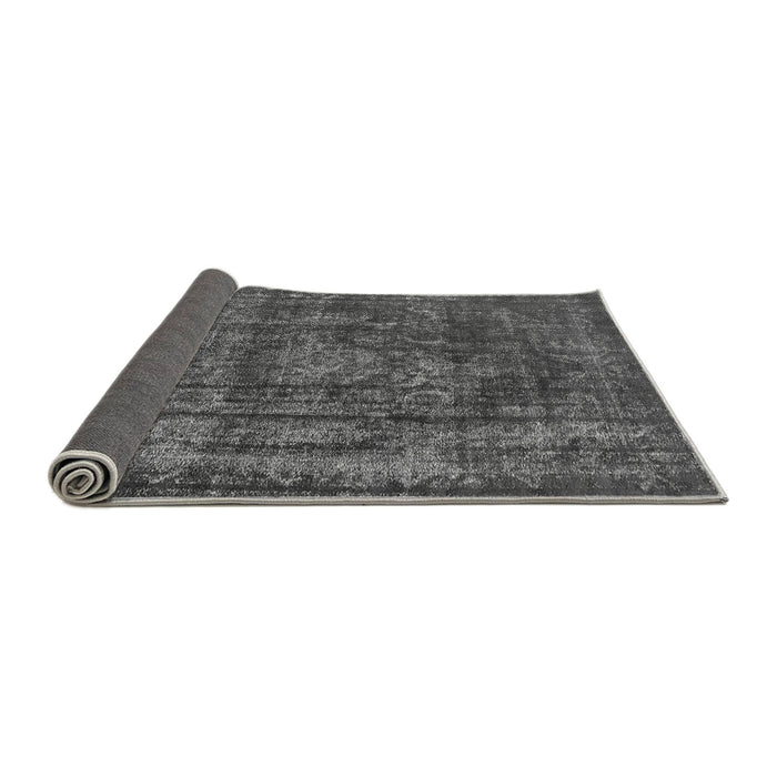 Sideview of Oriental Gray Industrial Rug, urb1863gry