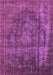 Machine Washable Oriental Purple Industrial Area Rugs, wshurb1863pur