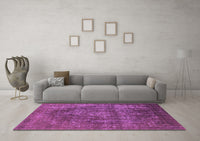 Machine Washable Oriental Purple Industrial Rug, wshurb1863pur