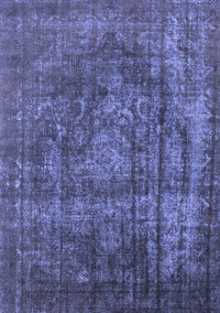 Oriental Blue Industrial Rug, urb1863blu