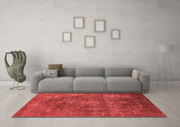 Machine Washable Oriental Red Industrial Rug, wshurb1863red