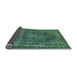 Sideview of Oriental Light Blue Industrial Rug, urb1863lblu