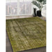 Machine Washable Industrial Modern Hazel Green Rug in a Family Room, wshurb1863