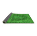 Sideview of Oriental Green Industrial Rug, urb1863grn