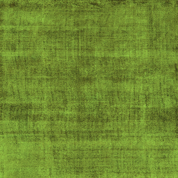 Square Machine Washable Oriental Green Industrial Area Rugs, wshurb1864grn