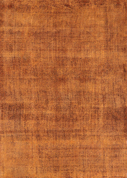 Mid-Century Modern Orange Red Orange Oriental Rug, urb1864