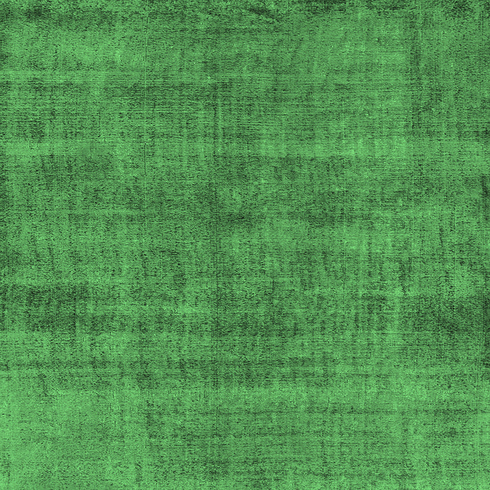 Square Oriental Emerald Green Industrial Rug, urb1864emgrn