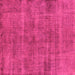 Square Oriental Pink Industrial Rug, urb1864pnk