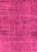 Machine Washable Oriental Pink Industrial Rug, wshurb1864pnk