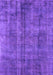 Machine Washable Oriental Purple Industrial Area Rugs, wshurb1865pur