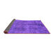 Sideview of Oriental Purple Industrial Rug, urb1865pur