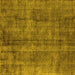 Square Oriental Yellow Industrial Rug, urb1865yw