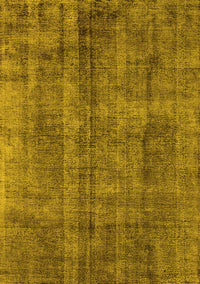 Oriental Yellow Industrial Rug, urb1865yw