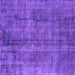 Square Oriental Purple Industrial Rug, urb1865pur