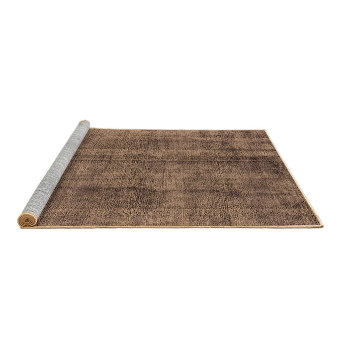 Sideview of Machine Washable Oriental Brown Industrial Rug, wshurb1865brn