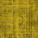 Square Oriental Yellow Industrial Rug, urb1866yw