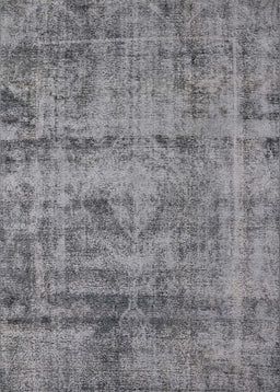 Mid-Century Modern Gray Oriental Rug, urb1866