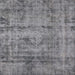 Square Mid-Century Modern Gray Oriental Rug, urb1866