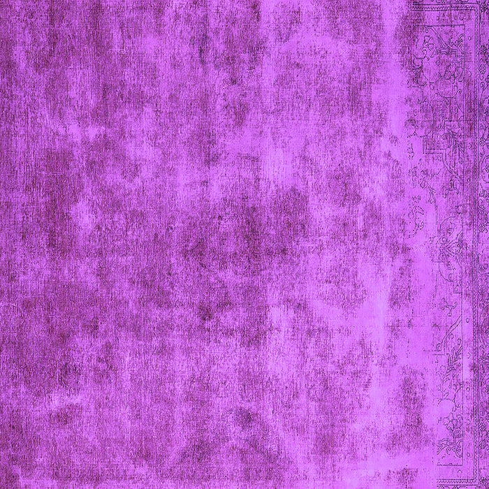Square Machine Washable Oriental Purple Industrial Area Rugs, wshurb1867pur