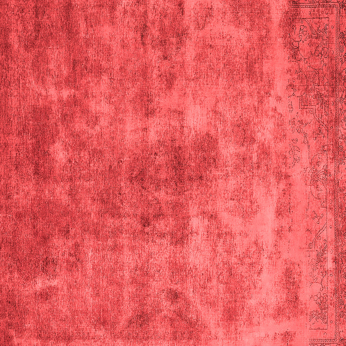 Machine Washable Oriental Red Industrial Rug, wshurb1867red