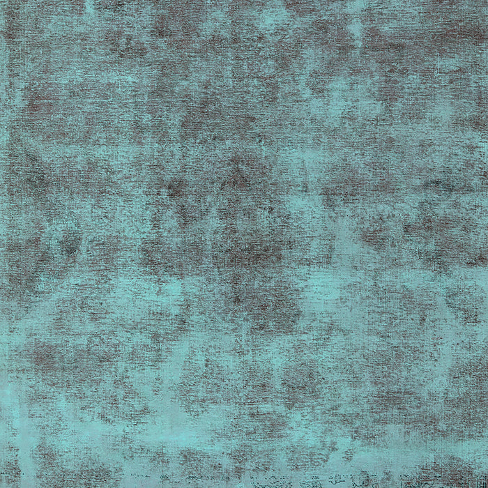 Machine Washable Oriental Turquoise Industrial Area Rugs, wshurb1867turq