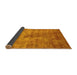 Sideview of Oriental Yellow Industrial Rug, urb1867yw