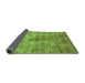 Sideview of Oriental Green Industrial Rug, urb1867grn