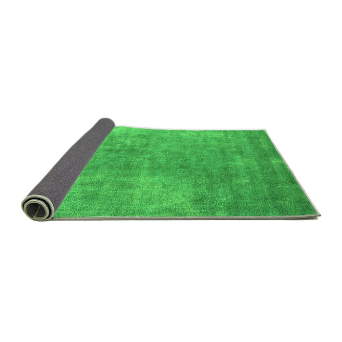 Sideview of Oriental Green Industrial Rug, urb1868grn