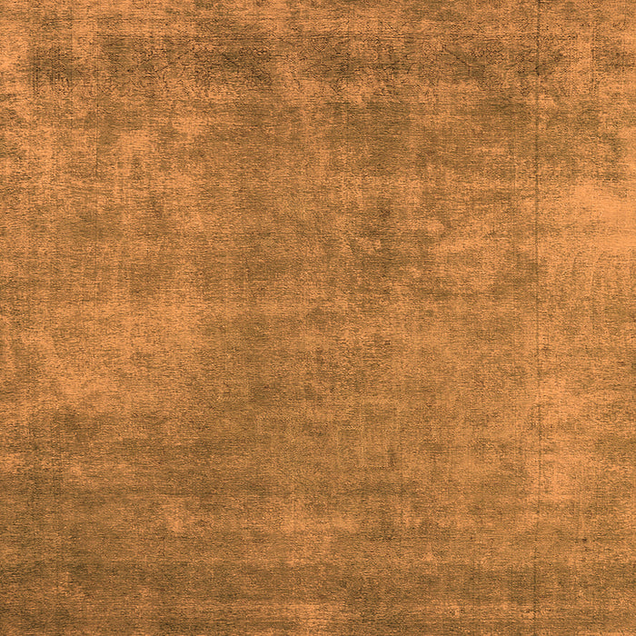 Square Oriental Orange Industrial Rug, urb1868org