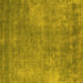 Square Oriental Yellow Industrial Rug, urb1868yw