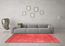 Industrial Red Washable Rugs