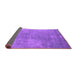 Sideview of Oriental Purple Industrial Rug, urb1868pur