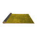 Sideview of Oriental Yellow Industrial Rug, urb1868yw