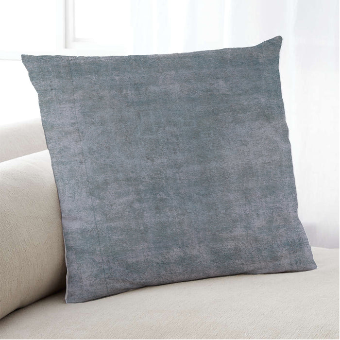 Lifestyle Image of Mid-Century Modern Urban Square Silver Gray Throw Pillow, 18 inch by 18 inch, pwurb1868