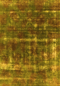 Oriental Yellow Industrial Rug, urb1869yw