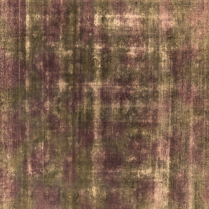 Square Oriental Brown Industrial Rug, urb1869brn