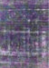 Machine Washable Industrial Modern Purple Haze Purple Rug, wshurb1869