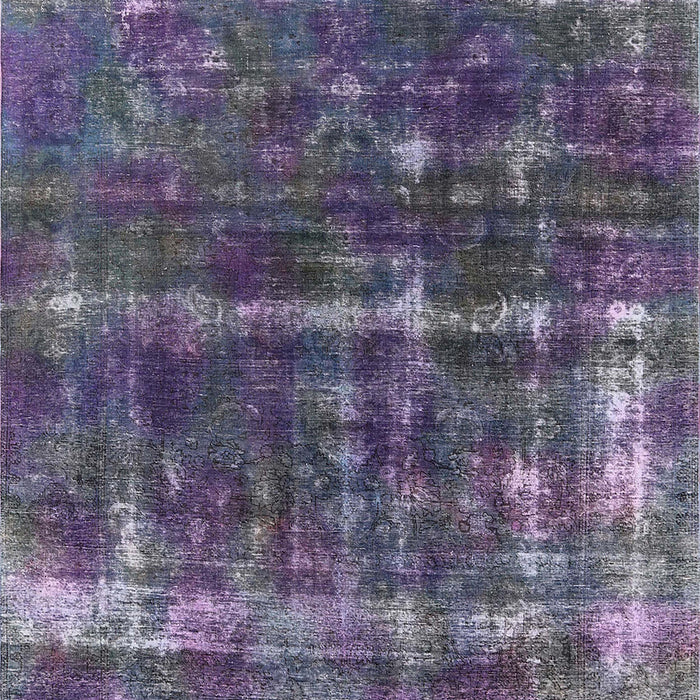 Mid-Century Modern Purple Oriental Rug, urb1869
