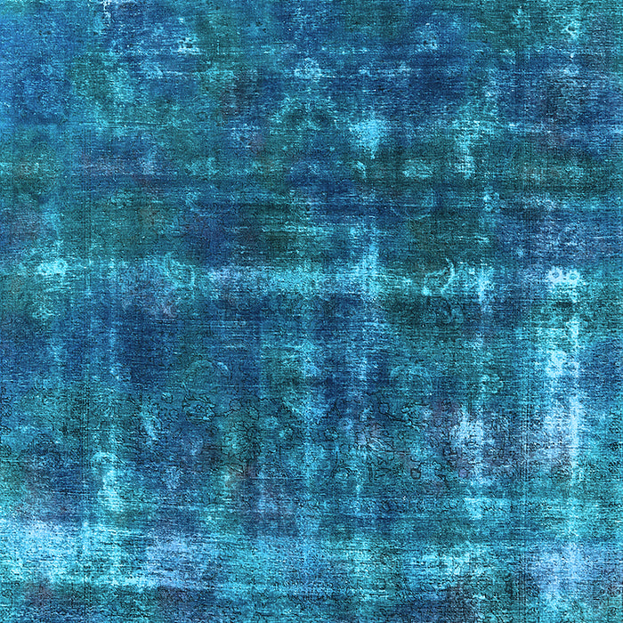 Machine Washable Oriental Light Blue Industrial Rug, wshurb1869lblu