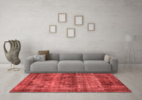 Machine Washable Oriental Red Industrial Rug, wshurb1870red