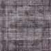 Square Machine Washable Industrial Modern Purple Rug, wshurb1870